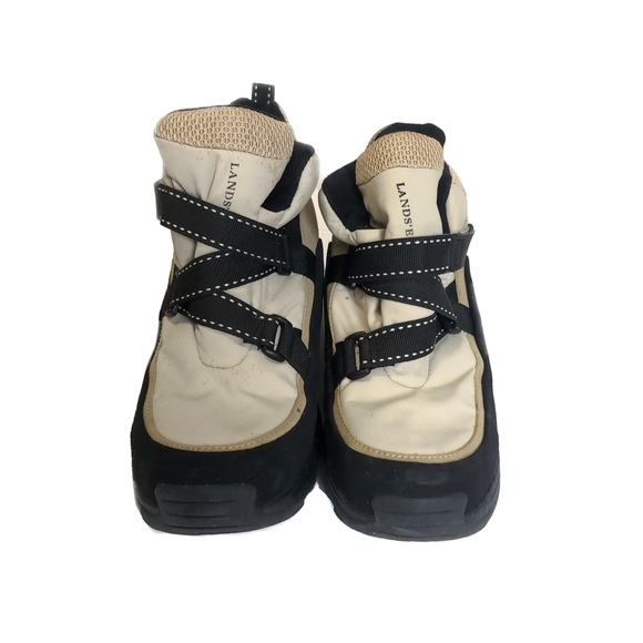 Lands End Womens Waterproof Puffer Brown Strap Mid Calf Boot Sz 8.5M EUC - Picture 4 of 6